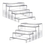 5 Set Şeffaf Pleksi Sergileme Standı