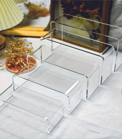 5 Set Şeffaf Pleksi Sergileme Standı