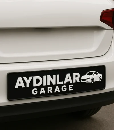 Firmalara Özel Pleksi Plakalık