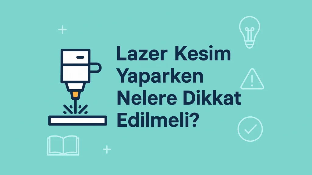 Lazer Kesim Yaparken Nelere Dikkat Edilmeli
